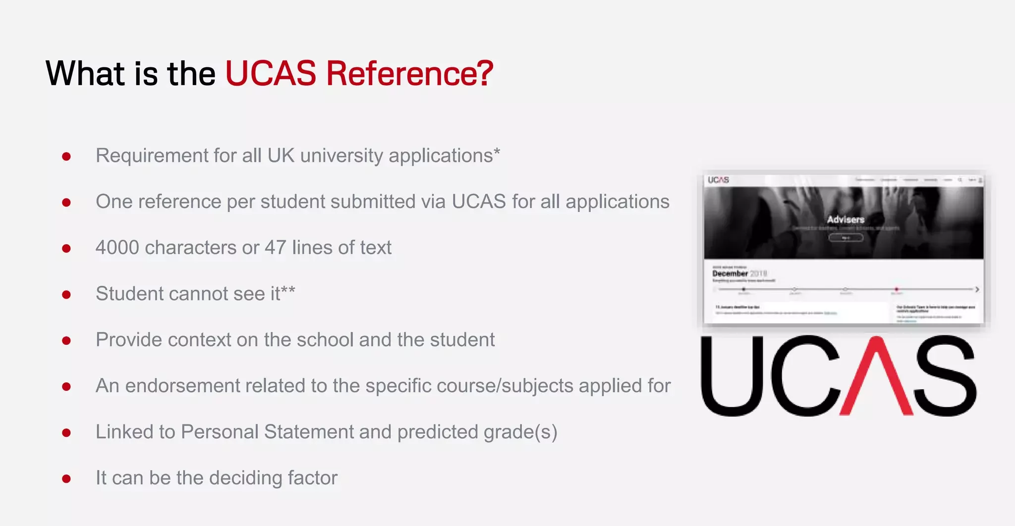 如何与你的老师共同打造一封高质量的UCAS推荐信？How to Create an Outstanding UCAS Reference